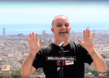 Toni Albà en un moment del vídeo promocional de #MoltesMercès