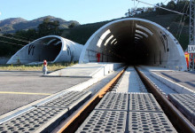 L’entrada al túnel del Pertús, en una imatge d’arxiu. Font: ACN