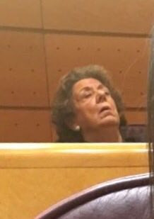 rita barbera, son, dormir, senat