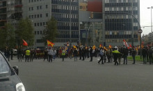 manifestacio, 12 octubre, feixistes