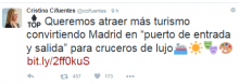 El tuit de Cifuentes