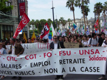 manifestació funcionaris perpinyà