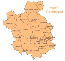 valles occidental mapa
