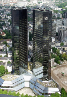 La seu central de Deutsche Bank