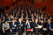 Pla general de l'acte convocat per l'AVE al Palau de Fires i Congressos de Tarragona