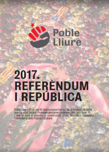 La portada del llibret de Poble Lliure