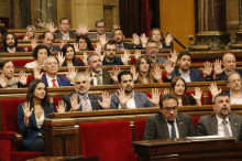 Ciutadans durant la sessió