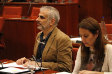 Carrizosa i Sierra, en un moment de la Comissió d'Afers Institucionals avui