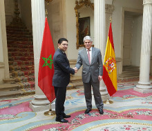 Els ministres d'Exteriors espanyol i marroquí, Nasser Bourita i Alfonso Dastis
