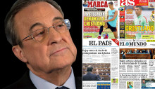 Florentino Pérez i les portades de l'As, Marca, El Mundo i El País