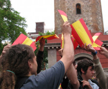 crema banderes espanyoles