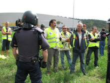 mossos esquadra piquets vaga transportistes camions