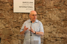 El professor d'Estudis Catalans a la Universitat de Cambridge, Dominic Keown, explica com es veu el procés català des dels països anglosaxons a l'acte del CIDOB