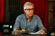 L'alcalde de Tarragona, Josep Fèlix Ballesteros, durant un plenari municipal