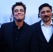Carlos Bardem amb Benicio del Toro