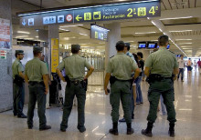 guardia civil, aeroport