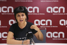 La diputada de la CUP Anna Gabriel