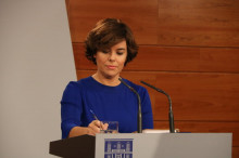La vicepresidenta del govern espanyol, Soraya Sáenz de Santamaría