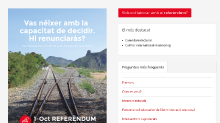 Captura de la web referèndum.cat