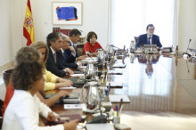 Rajoy en el Consell de Ministres extraordinari