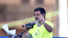 Jordi Sánchez durant la seva intervenció