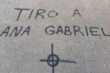 Pintada amenaçant de mort Anna Gabriel a la Universitat de València
