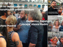 Imatge dels regidors d'Ahora Podemos assenyalats pel PP