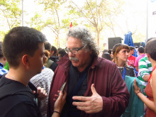 Joan Tardà durant la conversa amb @joansole_