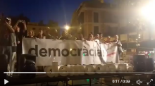 L'acte a favor del referèndum a Palma