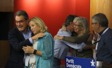 Mas, Ortega, Rigau i Homs, en una imatge d'arxiu