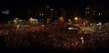 200.000 ciutadans omplen els carrers per demanar l'alliberament de Sànchez i Cuixart