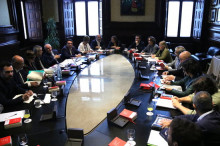 Imatge de la Junta de Portaveus, el 23 d'octubre de 2017