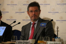 Imatge de pla mig del ministre de Justícia, Rafael Catalá