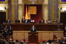 Lluís Corominas al debat del Ple del Parlament en resposta a l'aplicació del 155