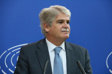 Pla mig del ministre d'Exteriors, Alfonso Dastis, al Parlament Europeu, a Estrasburg