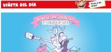 Vinyeta del dia de la revista Satírica El Jueves
