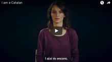 Captura del nou vídeo d'Òmnium 'I am a Catalan'