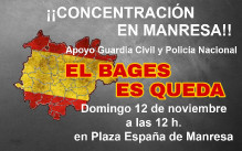 Imatge que anuncia la manifestació espanyolista a Manresa