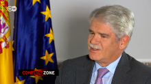 Captura del programa 'Conflict Zone' del canal DW