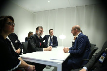 Reunió bilateral entre Mariano Rajoy i Charles Michel en la cimera europea a Suècia