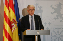 El secretari general tècnic del Ministeri d'Interior, Juan Antonio Puigserver, a la Delegació del govern espanyol a Catalunya