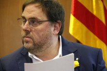 El vicepresident destituït Oriol Junqueras