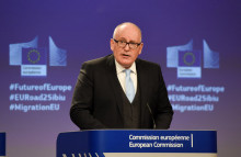 El vicepresident de la Comissió Europea i responsable de Drets Fonamentals de la Unió, Frans Timmermans