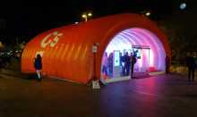 ciudadanos, carpa, barcelona