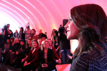 Perfil d'Inés Arrimadas en un acte de dones el 14 de desembre