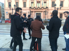 Una imatge del moment que ha denunciat Boya