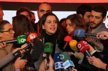 Pla mig de la candidata de Cs a la presidència de la Generalitat, Inés Arrimadas