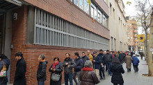 Cues a una escola de Barcelona
