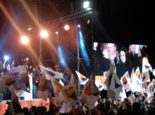 Ciutadans celebra la victòria com a primera força al Parlament de Catalunya