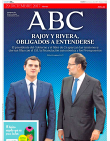 Portada del diari 'ABC' d'aquest divendres